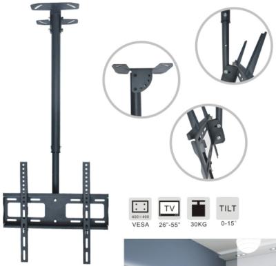 China Universal Ceiling Mount TV Bracket Left&Right 360 Degree Tilt Led LCD Ceiling Mount TV Bracket For 26