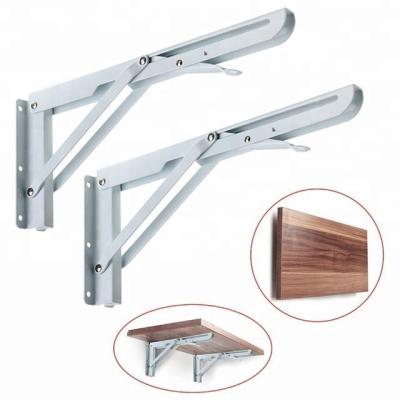 China Shelf Bracket 10 12 14 16 Inch K Style Wall Shelf Invisible Bracket Folding Bracket for sale