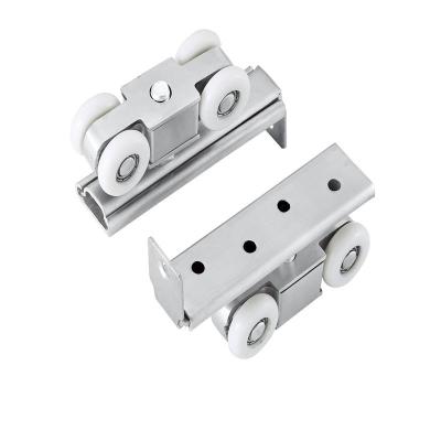 China Guangzhou Modern Cheap Price Aluminum 4 Wheel Sliding Door Track Roller for sale