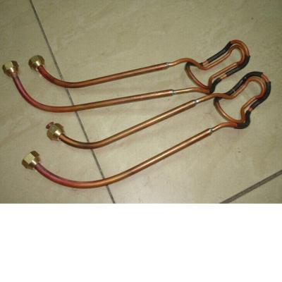 China Building Material Stores Customized Copper Heating Head For Diamond High Frequency Segment Machine Weld Heating Coils Heating Ring for sale