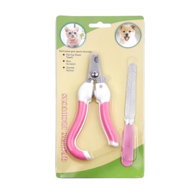 China Medium Viable Professional Pink Durable Nail Clippers Cat Nail Clippers Grooming Pet Cat for sale