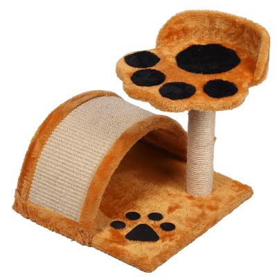 China Breathable Wooden Cat Tree For Cats Modern Cute High Quality Pet Scratcher Tower Cat Tree for sale