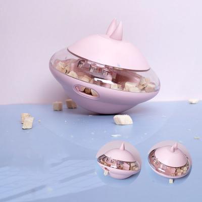 China Viable Dogs Relieve Boredom, Sinking Heavy Duty Food Ball Bite Tumbler Pet Toy Dog Food Flying Saucer Flying Disc Driver for sale