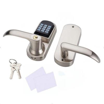 China Zinc Alloy Unlock With Electronic Keyless Code Or Mechanical Key Code Door Lock for sale