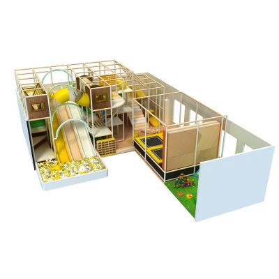 China Eco - Friendly 3 Floor Small Indoor Playground Equipment , Custom 147sqm Kids Indoor Playground Climbing for sale