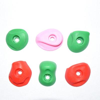 China PE Plastic 8 Pcs Kid Climbing Games Rocking Climb Stones Wall Outdoor Indoor Climb Stands For Kids for sale