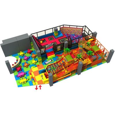 China Older Than 3 Years Amusement Park High Quality Parent-child Indoor Playground Sea Ball Soft Pool Area WELL With Trampoline Park for sale