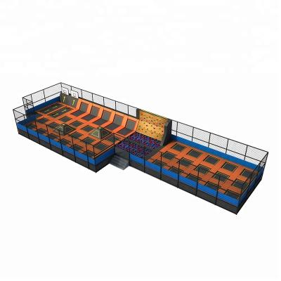 China Indoor Jumping Trampoline Park Equipment Gym Kids Trampoline Bed Games for sale