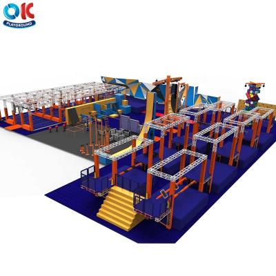 China OK playground america ninja warrior course 5-12years for adult for sale