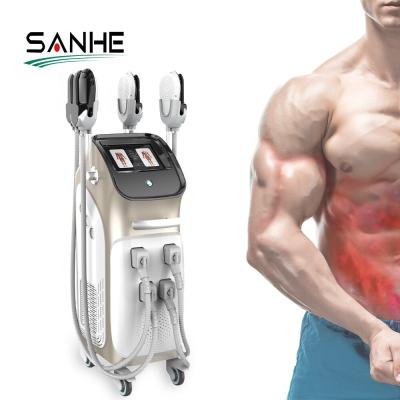 China Newest 2022 Weight Loss Vertical 4 Handle EMS Electric Muscle Stimulator Machine EMS Electric Muscle Building Machine for sale