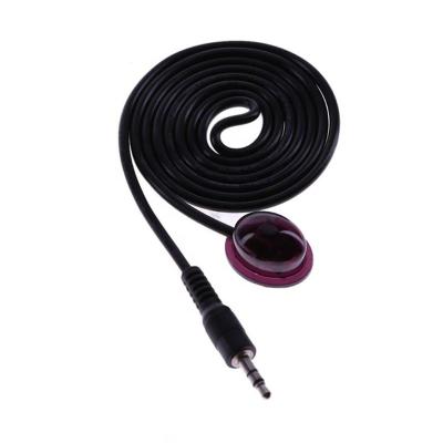 China Long Distance LFN Satellite Receiver Use 3.5mm Black Wire 38Khz IR Receiver extender IR Receiver Cable for sale