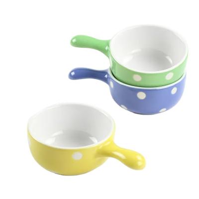 China Viable Coffee Pan Pot 2.75inch Mini Ceramic Soup Pots Microwave Oven Safe Kitchenware Casserole Milk wholesale for sale