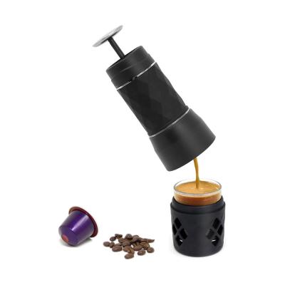 China Viable Manual Portable Coffee Maker Mini Espresso Manually Handheld Pressure Espresso Coffee Machine for sale