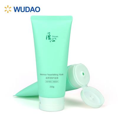 China Manufacturer 250g round plastic packaging tube cream tube plastic packaging cosmetic tube container for sale