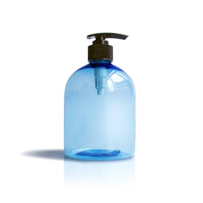 China Pet Cosmetic Luxury Plastic Packaging Bottle Small Blue Cosmetics Hand Sanitizer Containers Pumps Skin Care Packaging Containers for sale