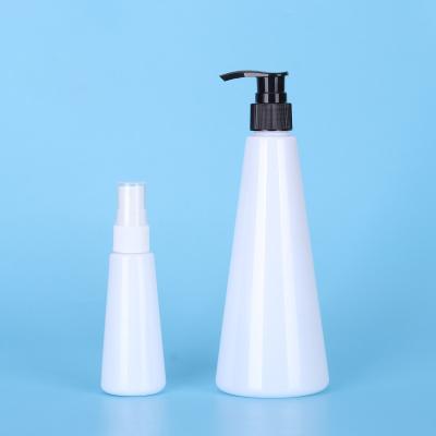 China Cosmetic Bottle 80ml 360ml Plastic Detergent Shampoo Facial Lotion Toothpaste PET Pump Bottle for sale