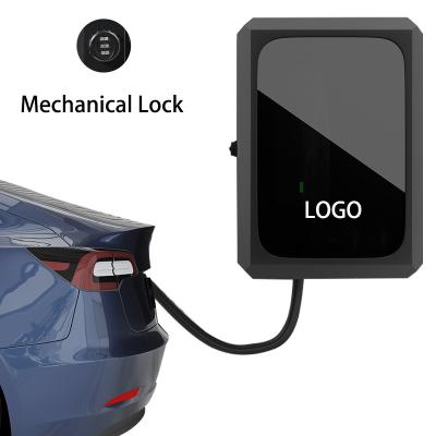 China Power Vehicle Protection Hot Selling Electric Car Home Charging Outdoor Waterproof Dustproof Charging Station With Mechanical Lock for sale