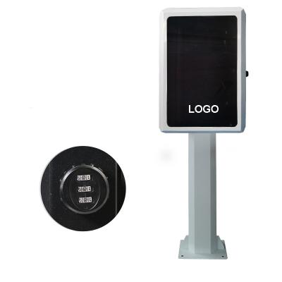 China Power Vehicle Protection Hot Sale Electric Car Charging Stations EV Charger Wall Box White Floor Stand With Mechanical Combination Lock for sale