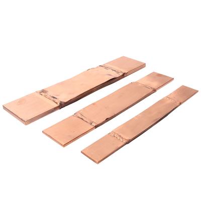 China MST Series Copper Busbar Expansion Joint Power Transition Plate Flexible Copper Busbars Braid Connectors for sale