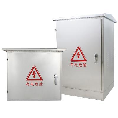 China Network 201/304 Stainless Steel Metal Custom Outdoor Waterproof Enclosure Box Wall Mounted Cabinets for sale