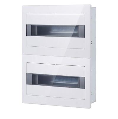 China Wall Mount 13 Way Indoor Metal And Plastic Electrical Panel Distribution Box Indoor Outdoor for sale