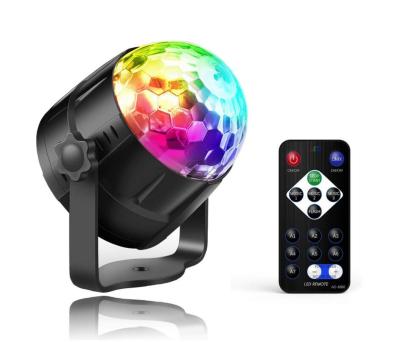 China Strobe Effect Mini Sound Activated Handheld Disco Light Christmas Colorful Crystal Magic Effect Stage Light Christmas Projector Led Party Light for sale