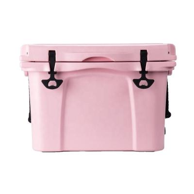 China Best Selling Customized Portable Waterproof Ice Chest Cooler Box Cooler Foldable Box With Wheel Outdoor Camping Insulation Cooler Boxes for sale