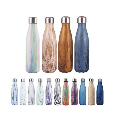 China Wholesale Tethys 500ml double wall vacuum stocked insulated stainless steel water bottle for hot and cold water for sale