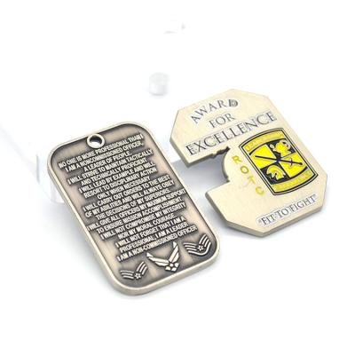 China Cheap High Quality USA Custom Engraving Free Design Metal Collar Dog Tags for sale