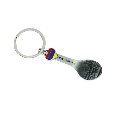 China Europe Factory Custom Made Miscellaneous Spoon Shape Bottle Opener Key Chain for sale