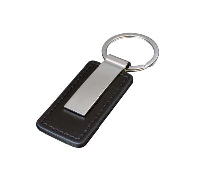 China Promotion Gift New Product Hot Selling Custom Logo Printing Laser Metal PU Leather Key Chain for sale