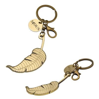 China Factory Promotion Gift Hot Selling 2d Characteristic 3d Hardware Key Chain Gold Factory Logo Customized Copper Bronze Key Chain for sale