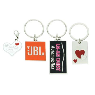 China Soft Hard Metal Lasted Different Design Shape Epoxy Enamel Kpop Wallet Key Chain for sale