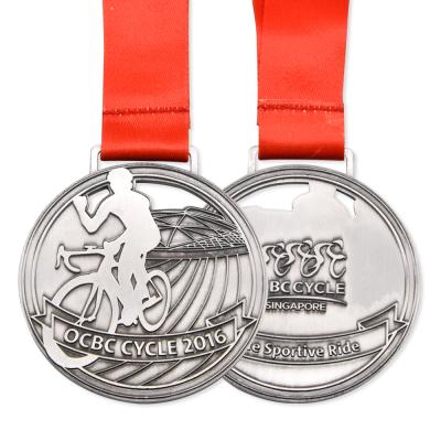 China China Manufacturer Custom Marathon Running Race 3d Metal Medal Award Medals Zinc Alloy Supplier for sale