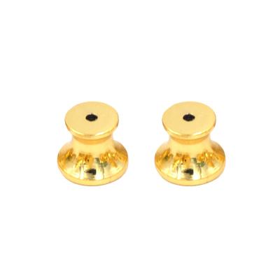 China Earring Back Stud Earplug Tower Copper Small Size Jewelry Accessories Earring Auxiliary Plug Back Support Plug Plating Custom Logo for sale