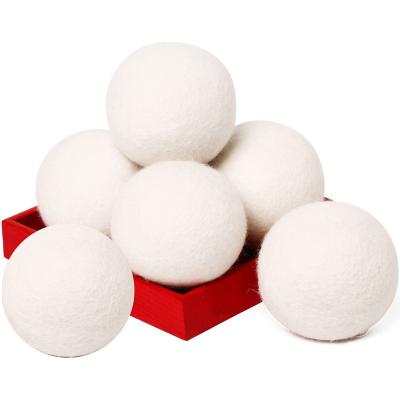 China Original 6 Pack XL Size Wool Dryer Balls Smart 2022 Odor Elimination/Dehumidification Amazon Laundry Sheep for sale