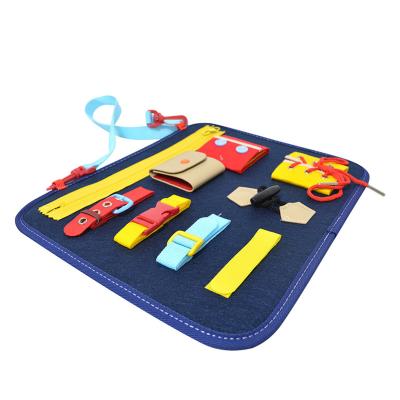 China Baby Electric Amazon Swing Felt Activity Board Busy Kids Learning Educational Toys Montessori Board Bag For Toddlers for sale