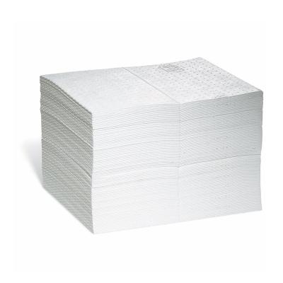 China Eco-friendly Meltblown Polypropylene 200gsm Oil Absorbent Pads, Dimpled Oil And Fuel Absorbent Pads for sale