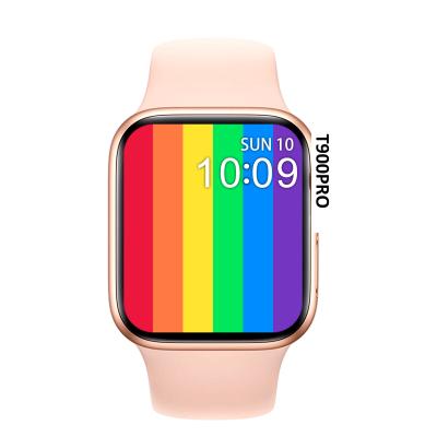 China Cheapest MP3 Playback 2021 T900Pro Smartwatch BT Display MP3 Playback Call Waterproof IP 67 Smartwatch for sale