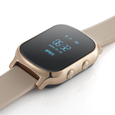 China Touch Screen Gps Tracker Smart Watch t58 for Kids Children Gps Wristband Google Map SOS Button Tracker GSM Gps Smartwatch for sale