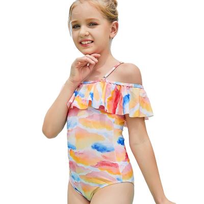 China 2022 Windproof Custom Colorful Bikini Strappy Swimsuits For Kids Beach Cover Up xxxc for sale