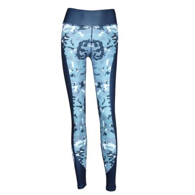 China QUICK DRY Pattern Yoga Pants For Women High Waisted Sports Workout Gaiters Activewear Sportswear Yogawear for sale