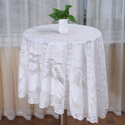 China Wholesale American style luxury hot-selling table cover waterproof for dining wedding lace tablecloth for sale