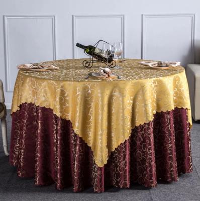 China Wholesale hot sale high quality European style luxury raincoat for wedding banquet jacquard tablecloth for sale