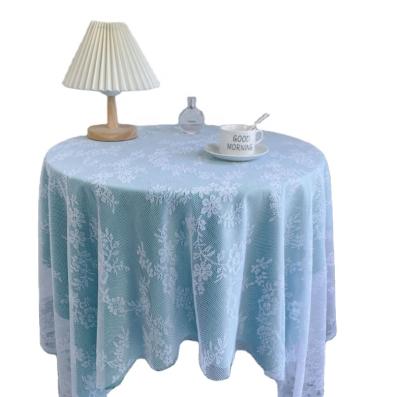 China Luxury wholesale waterproof lace tablecloth to wedding beautiful velvet tablecloth for sale