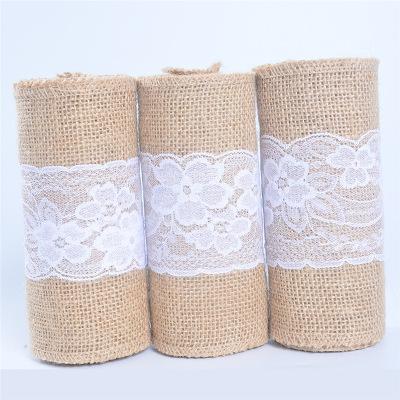 China Single Runner Wedding Table Burlap Table Home Decoration For Sale for sale