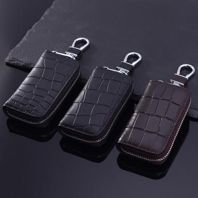 China Wholesale tpu top leather universal car case high grade car key case manufacturers signal key case business style for sale