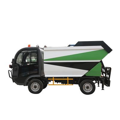 China Building Material Shops Green Light Chinese Electric Power Direct Selling Manufacturing Factory Large Garbage Truck for sale