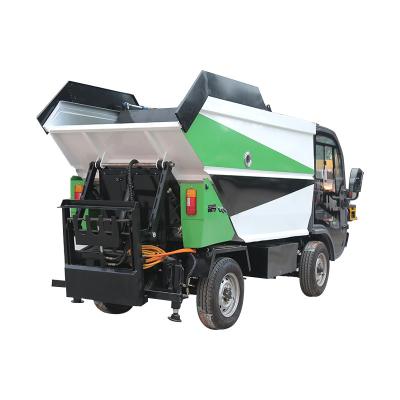 China Large Capacity Environment Friendly Commercial Building Material Stores Bin Cleaning Garbage Truck for sale