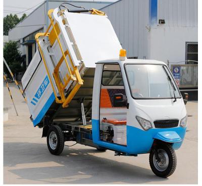 China Wholesale New Design Special Multi Function Building Material Stores Automatic Garbage Removal Battery Tricycle Arm Roll Garbage Truck for sale